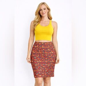 NWT LuLaRoe Multicolor Pencil Skirt